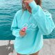 Blue Shores And Waves Printed Casual Sweatshirt